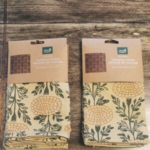 Volterra Yellow Floral Cushion Cover